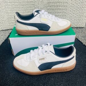 Puma Palermo Leather White - vapor grey - gum